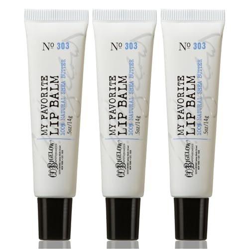 C.O. Bigelow Meine Lieblings-Lippenbalsam-Tuben, 3er-Pack mit Sheabutter und Jojobaöl, 0,5 oz
