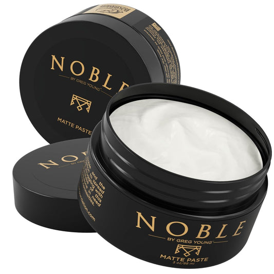 Noble By Greg Young - Matte Hair Paste - Starker Halt, Natürliches Trockenfinish, Keine Flocken - 85 g