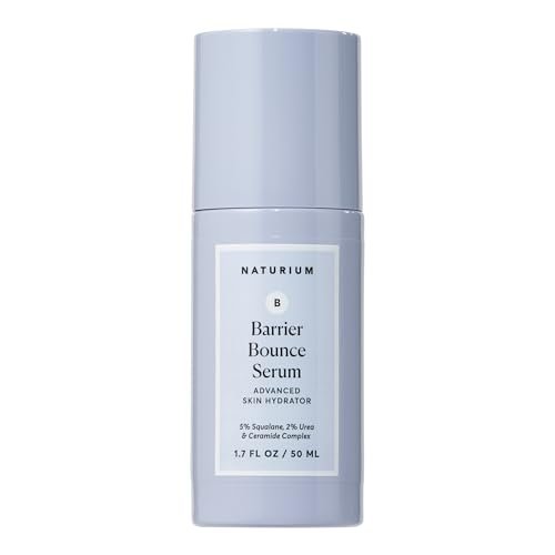 Naturium Barrier Bounce Serum – Feuchtigkeitsspender & Hautpflege mit Squalan & Ceramid-Komplex für Gesicht, Hals & Dekolleté, 50 ml