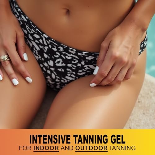 Jeallis Extreme Dark Intensive Tanning Luxe Gel Mango – Bräunungsbeschleuniger für Sonne und Sonnenbank, natürliche schnellere dunklere Bräune, 200 ml