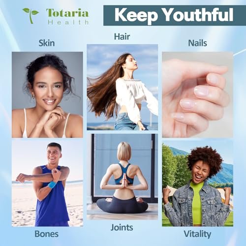 18-in-1 Collagen Pro mit Hyaluronsäure, Keratin, Biotin, VIT A, C & E für Haut, Haare, Nägel, Gelenke & Schönheit – Multi-Kollagen-Peptid-Kapseln mit Typ I, II, III, V & X für Frauen & Männer – 120 Kapseln