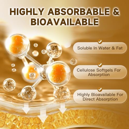 Ubiquinol CoQ10 400 mg Weichkapseln mit Vitamin E & Omega-3 – Maximale Absorption Coenzym Q10, Starkes Antioxidans, Unterstützt Herzgesundheit & Energieproduktion, 120 Stück, Nicht-GVO