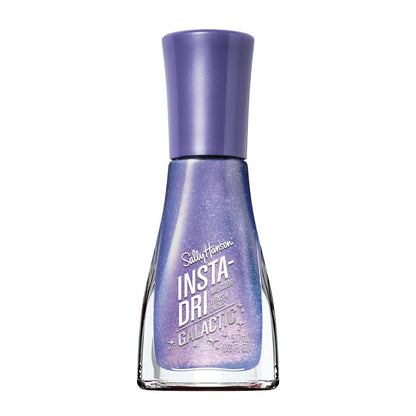 Sally Hansen Insta-Dri Galactic Nagellack – Schnelltrocknend, Langhaftend, Streifenfrei Glänzend – Farbe 110 Ne-Blue-la – Holografisch Blau-Lila Nagellack