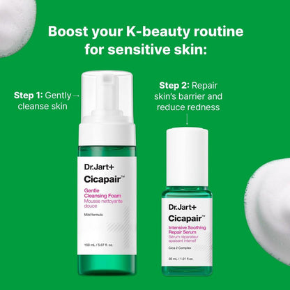 Dr.Jart+ Cicapair Beruhigendes Gesichtsserum für empfindliche Haut mit Centella Asiatica – Rötungen reduzieren & Hautbarriere stärken, 30 ml
