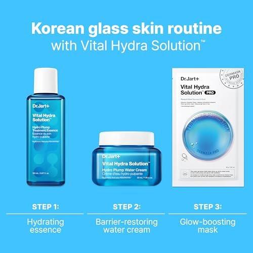 Dr.Jart+ Vital Hydra Solution Hydro Plump Treatment – Korean Essence mit Hyaluronsäure für Glass Skin, 150 ml