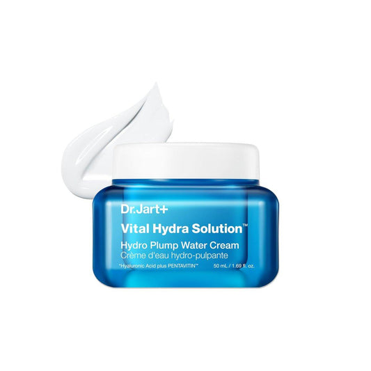 Dr.Jart+ Vital Hydra Solution Water Cream Glow – Feuchtigkeitsspendende koreanische Gesichtscreme mit Hyaluronsäure für Glas-Haut, 50 ml