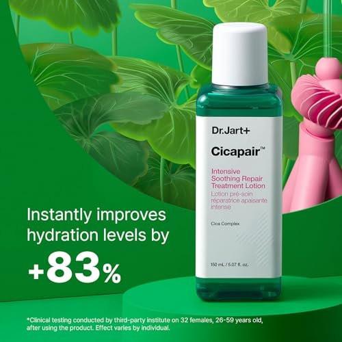 Dr.Jart+ Cicapair Intensive Soothing Repair Treatment Liquid – Beruhigendes Gesichtswasser mit Centella Asiatica gegen Rötungen, 150 ml
