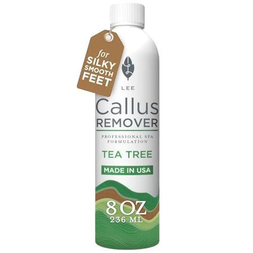 Lee Beauty Professional 8oz Gel Callus Entferner für Füße - Teebaum Schnellwirkende Formel, Extra Stark für Rissige Fersen & Tote Haut (1er Pack)