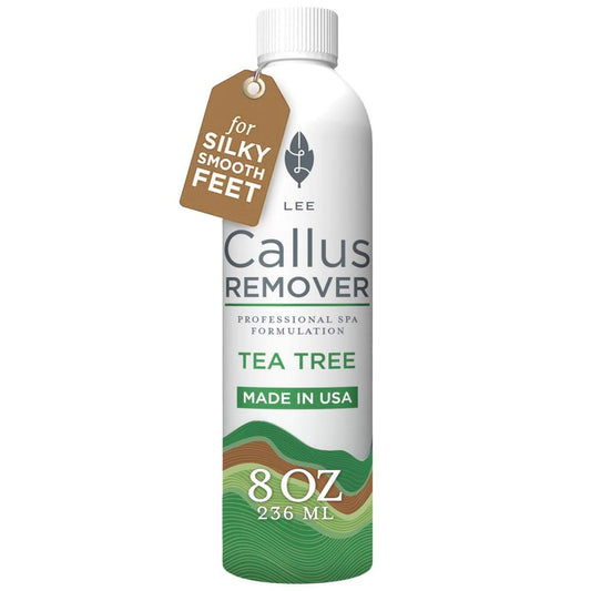 Lee Beauty Professional 8oz Gel Callus Entferner für Füße - Teebaum Schnellwirkende Formel, Extra Stark für Rissige Fersen & Tote Haut (1er Pack)