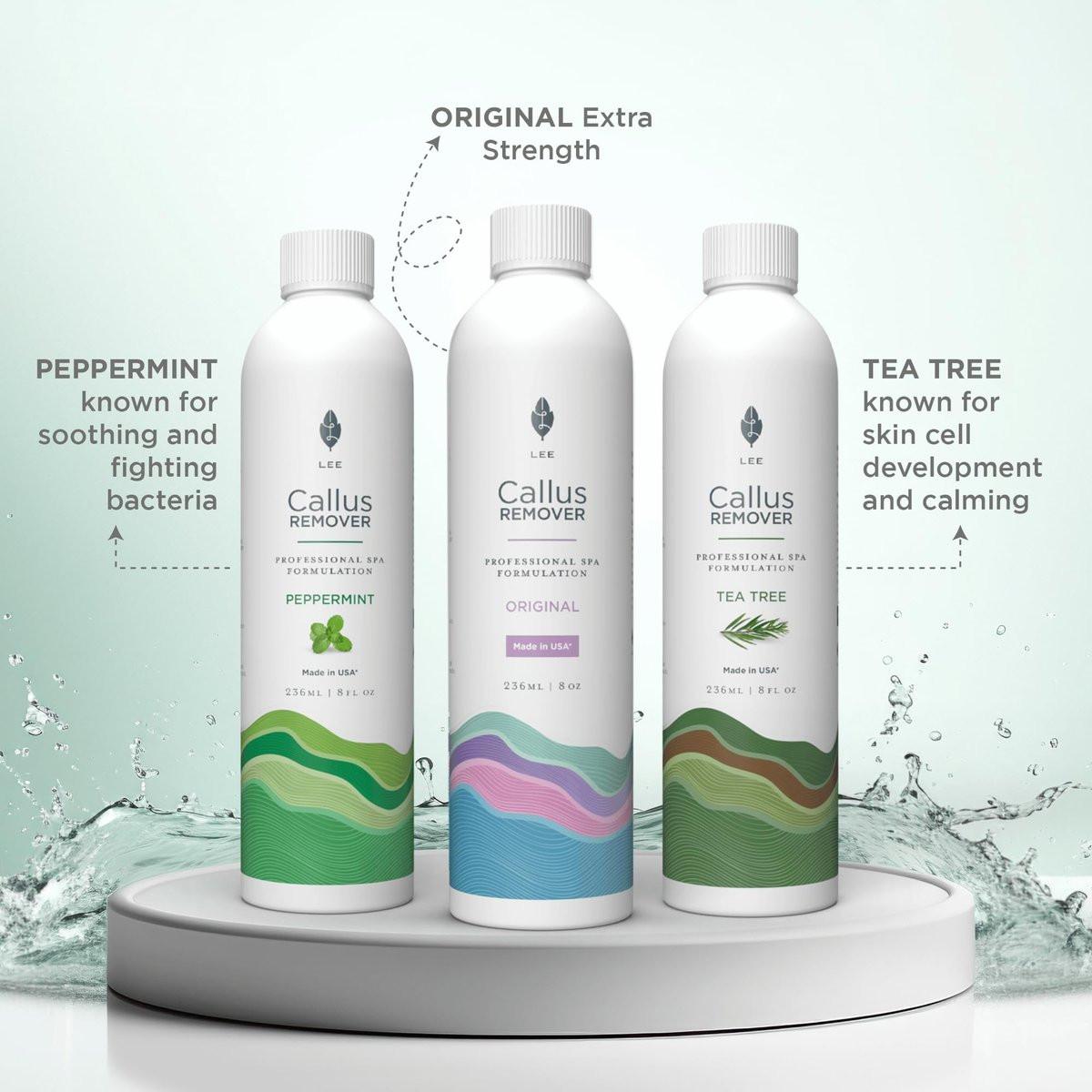 Lee Beauty Professional 8oz Gel Callus Entferner für Füße - Teebaum Schnellwirkende Formel, Extra Stark für Rissige Fersen & Tote Haut (1er Pack)