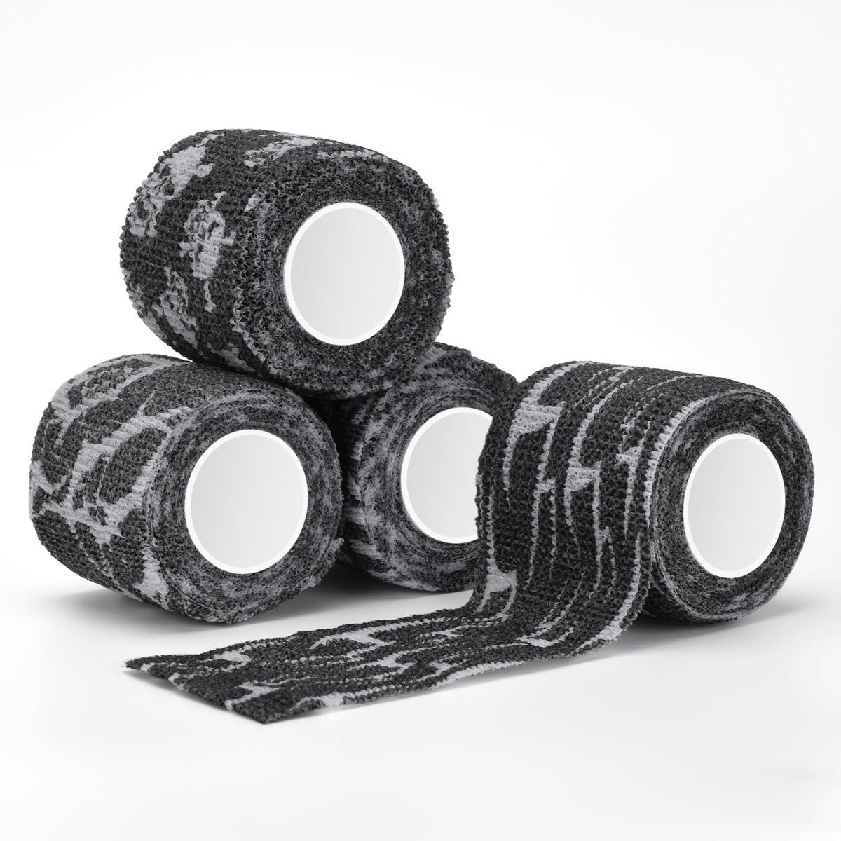 JimKing Tattoo Griffbezug, Tätowiermaschine Griffabdeckung, selbstklebendes Band für Sport & Haustier Tattoo, elastische Bandage Wickelrolle Tätowiermaschine Zubehör, 4 Stück