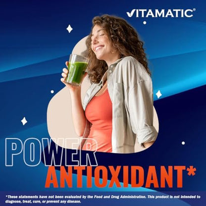 Vitamatic Alpha-Liponsäure (ALA) 600 mg pro Portion - 240 Kapseln - 120 Portionen - Non-GMO & Glutenfrei