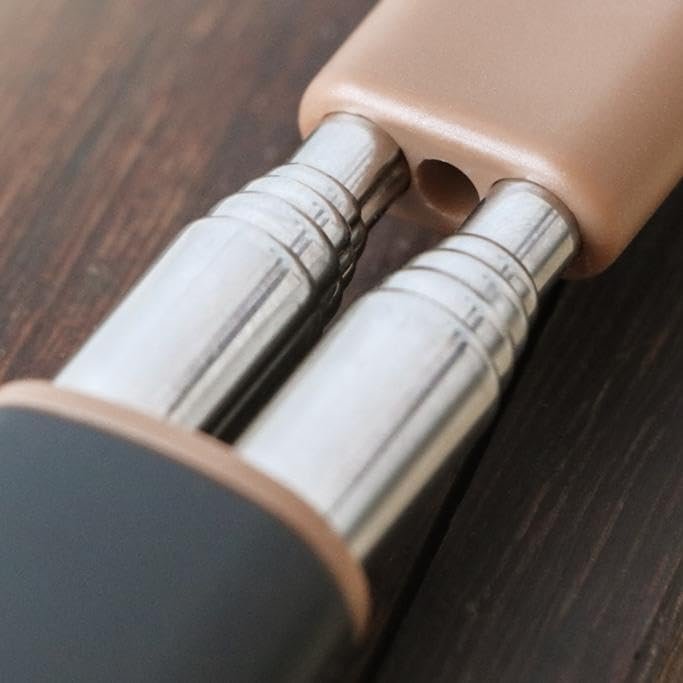 PEXOMEDO Tragbarer ausziehbarer Doppelstab-Rückenkratzer (8,3–21,3 Zoll) – Handmassagegerät zum Kratzen von Juckreiz, stark und stabil, praktisches und originelles Geschenk für Freunde und Familie (Schwarz, 1 Packung)