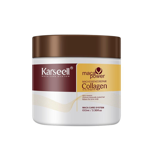 Karseell Collagen Haar Maske 100ml – Tiefenpflege mit Arganöl für trockenes & geschädigtes Haar, alle Haartypen
