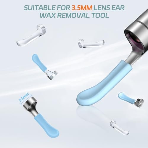 Bebird Ersatzspitzen Ear-10 10 Stück Ohrenschmalzentfernungsspitzen für nasse/trockene Ohrenreinigung – Original BEBIRD Ohrreiniger-Spitzen für R1/W3/R3/M9/T15/X3/D3Pro/X1+Plus (Durchmesser 3,5 mm)