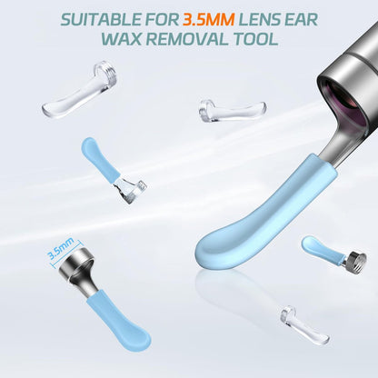 Bebird Ersatzspitzen Ear-10 10 Stück Ohrenschmalzentfernungsspitzen für nasse/trockene Ohrenreinigung – Original BEBIRD Ohrreiniger-Spitzen für R1/W3/R3/M9/T15/X3/D3Pro/X1+Plus (Durchmesser 3,5 mm)