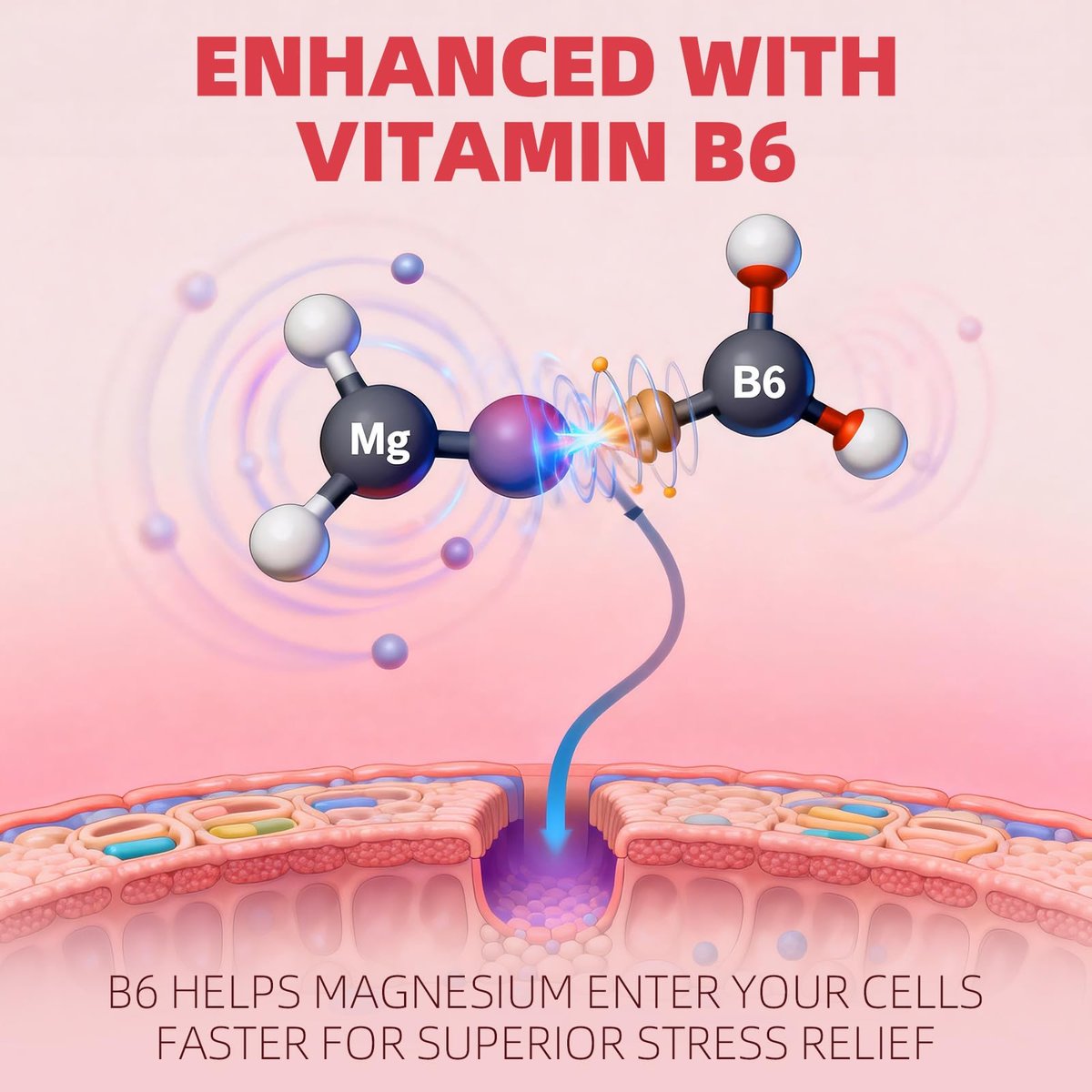 Magnesium Glycinat Flüssig Tropfen mit Kamille, Weißdorn & Ingwer – Stressabbau & Verdauungskomfort, Schnelle Absorption, Nicht-GMO, Vegan, Zuckerfrei, Erdbeergeschmack, 60 ml