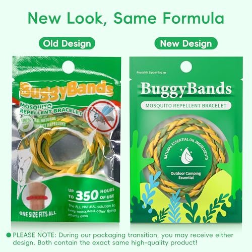 BuggyBands 24er Pack Mückenarmbänder für Erwachsene & Kinder – DEET-frei, einzeln verpackt, verstellbare PU-Leder-Armbänder gegen Insekten