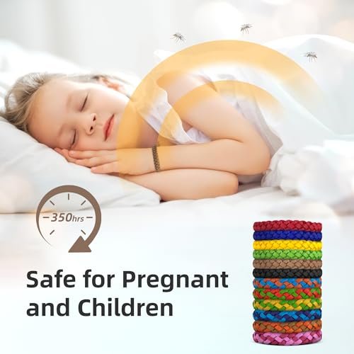 BuggyBands 24er Pack Mückenarmbänder für Erwachsene & Kinder – DEET-frei, einzeln verpackt, verstellbare PU-Leder-Armbänder gegen Insekten