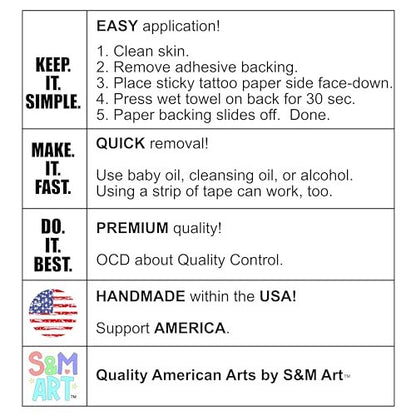 Personalisierte temporäre Tattoos – Individueller Text – Verschiedene Stile – 5 cm breit