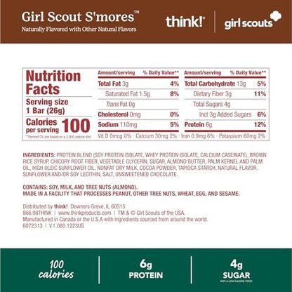 think! Girl Scout Minis S'mores - 15 Riegel Protein-Snack