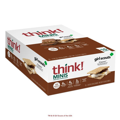 think! Girl Scout Minis S'mores - 15 Riegel Protein-Snack