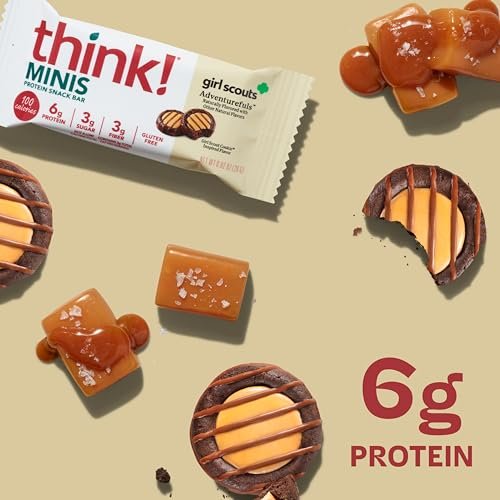 think! Girl Scout Minis, Adventurefuls, 15 Stück – Protein-Snack-Riegel