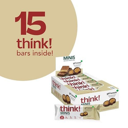 think! Girl Scout Minis, Adventurefuls, 15 Stück – Protein-Snack-Riegel
