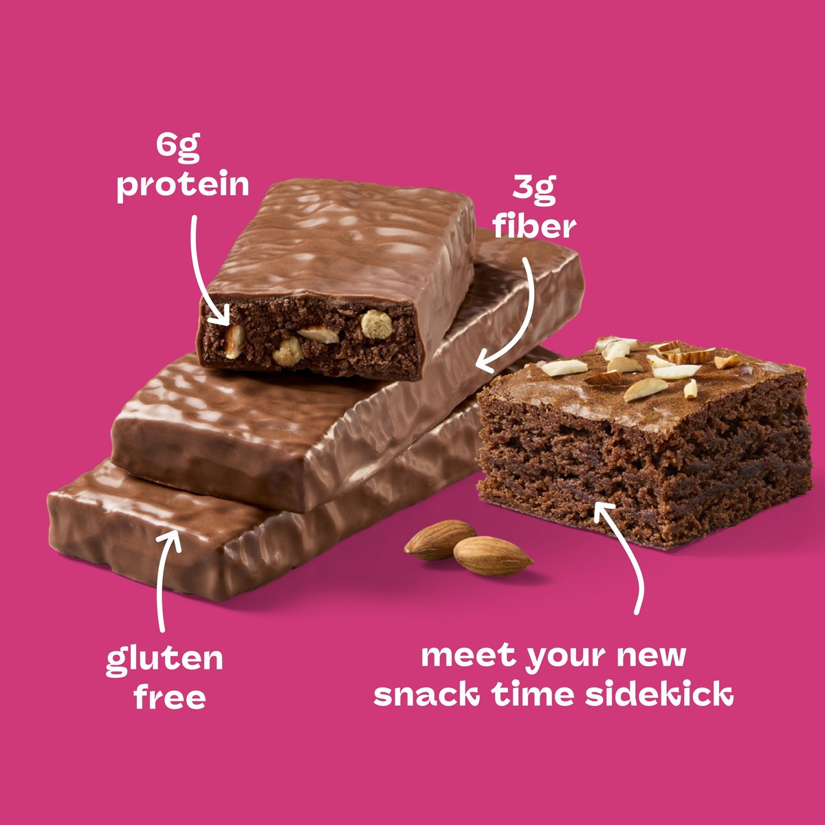 think! Minis, Chocolate Almond Brownie, 15 Riegel – Protein-Snack
