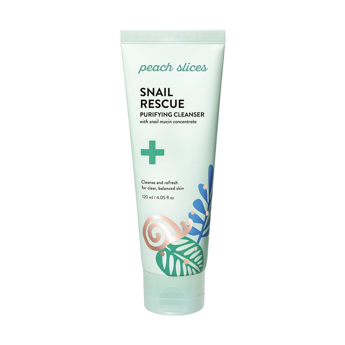 Peach Slices Snail Rescue Reinigungsgel – Reinigt & Erfrischt mit Schneckenmucin, Hyaluronsäure & Cica (120 ml)