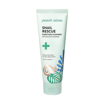 Peach Slices Snail Rescue Reinigungsgel – Reinigt & Erfrischt mit Schneckenmucin, Hyaluronsäure & Cica (120 ml)