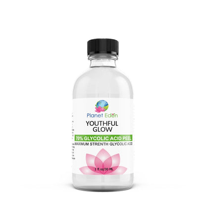70% Glykolsäure Hautpeeling Set mit Pinsel – Reduziert feine Linien, Falten, Sonnenschäden, matte Haut – inklusive 1 Pinsel