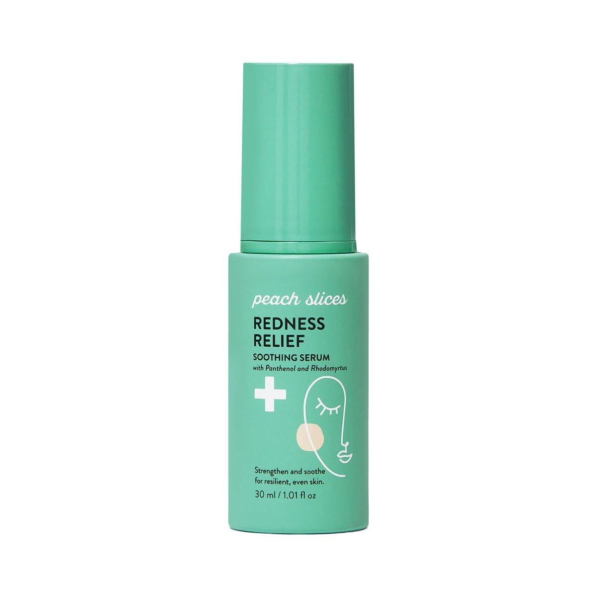 Peach Slices - Rötungen linderndes, beruhigendes Serum (30 ml) - Stärkt & Beruhigt - Widerstandsfähige & gleichmäßige Haut - Panthenol, Rhodomyrtus, Cica & Allantoin - Vegan, tierversuchsfrei, Koreanische Hautpflege & Beauty