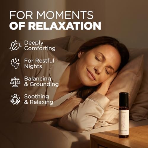 Gya Labs Patchouli Ätherisches Öl Roll-On – 0,34 Fl Oz – Reisegröße für Camping, Haut, Aromatherapie und Entspannung