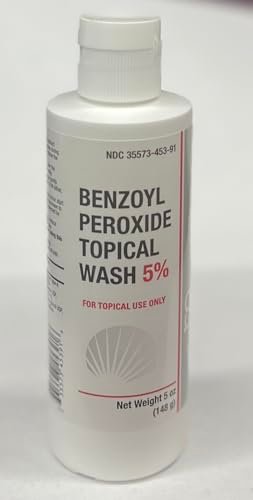 BurelPharma Benzoylperoxid Gesichtswäsche 5% Akne-Medikation 5oz, 1 Packung