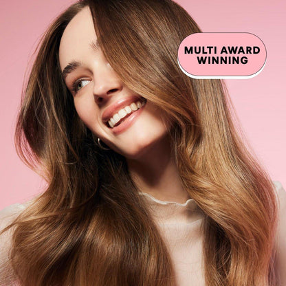 MONDAY HAIRCARE Glättendes Shampoo + Conditioner Set (2er-Pack) 27 oz je Flasche – Für krauses, grobes & lockiges Haar mit Kokosöl, Sheabutter & Vitamin E – 100% recycelbare Flasche – Pink