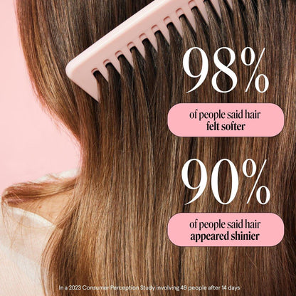 MONDAY HAIRCARE Glättendes Shampoo + Conditioner Set (2er-Pack) 27 oz je Flasche – Für krauses, grobes & lockiges Haar mit Kokosöl, Sheabutter & Vitamin E – 100% recycelbare Flasche – Pink