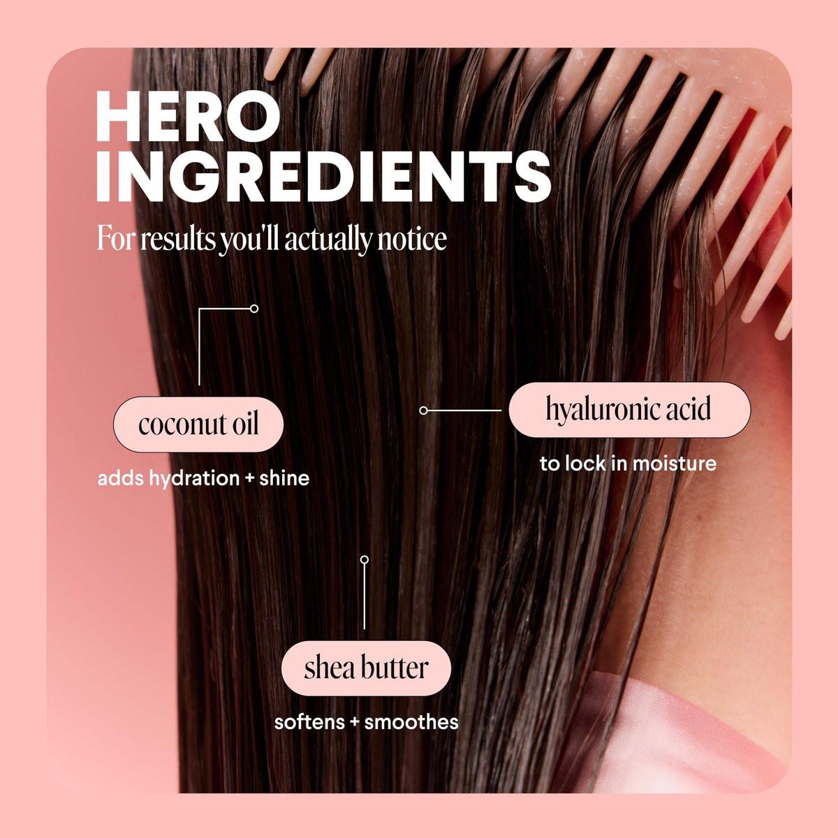 MONDAY HAIRCARE Feuchtigkeitsshampoo & Conditioner Set – 2 x 27 oz für trockenes, krauses & gestresstes Haar mit Kokosöl, Reisprotein, Sheabutter & Vitamin E