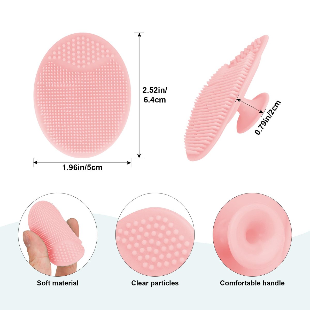 Molylove 3-teiliges Babyhaarbürsten-Set mit Holzgriff und Kamm für Neugeborene & Kleinkinder | Natürliche weiche Ziegenhaarborsten | Holzkamm | Rosa Silikonbürste | Ideal gegen Milchschorf