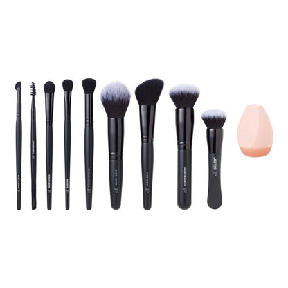 e.l.f. Ten Out Of Ten Pinselset – 10-teiliges Make-up-Pinselset für Gesicht, Augen und Brauen – Vegan & tierversuchsfrei