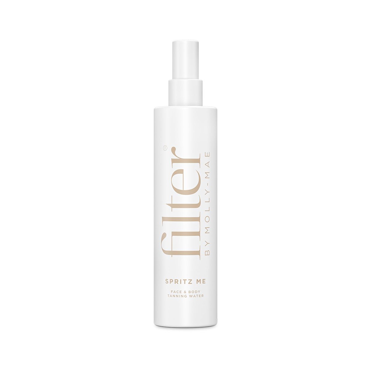 Filter by Molly-Mae Spritz Me Tanning Water | Feuchtigkeitsspendender Selbstbräuner | Goldener, streifenfreier Glow | Natürlich aussehende Bräune | Schnell entwickelnd | Langanhaltend | Klar & ölfrei | 200ml