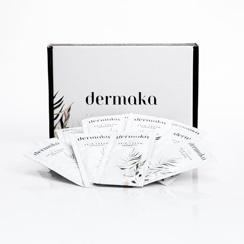 Dermaka Hautcreme 25 Portionspackungen (5 ml) – Feuchtigkeitscreme mit Arnika Montana & Vitaminen A & E – Nicht fettende Formel für Gesicht & Körper