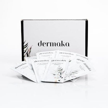 Dermaka Hautcreme 25 Portionspackungen (5 ml) – Feuchtigkeitscreme mit Arnika Montana & Vitaminen A & E – Nicht fettende Formel für Gesicht & Körper