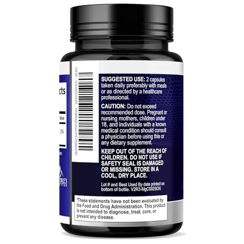 Magnesiumcitrat 1000mg pro Portion - 3-fach Stärke Magnesium Ergänzung für Knochen, Muskeln, Herz, natürliche Schlafunterstützung für Männer & Frauen, vegane Mag Mineral Kapseln, nicht-GVO, in den USA abgefüllt - 240 Kapseln