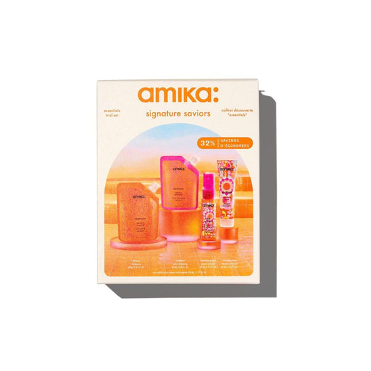 Amika Signature Saviors Essential Trial Set – 7er Pack Shampoo & Conditioner