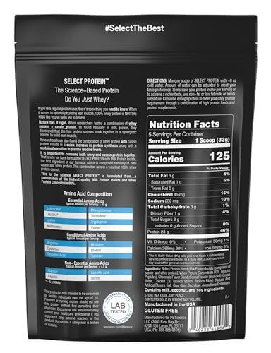 PEScience Select Protein Pulver – Whey- und Casein-Mischung für Männer und Frauen, fettarm, kohlenhydratarm, keto-freundlich, glutenfrei, Frosted Chocolate Cupcake – 5 Portionen