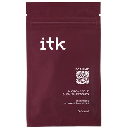 ITK Microneedle Pimple Patches mit Aloe Vera – 6er Packung – Reduziert das Erscheinungsbild von Unreinheiten und dunklen Flecken – Beruhigt und heilt die Haut – Ölfrei für alle Hauttypen