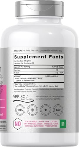 Horbäach Hautverjünger mit Verisol | Bioaktive Kollagenpeptide | 200 Kapseln | Nicht-GMO, Glutenfrei