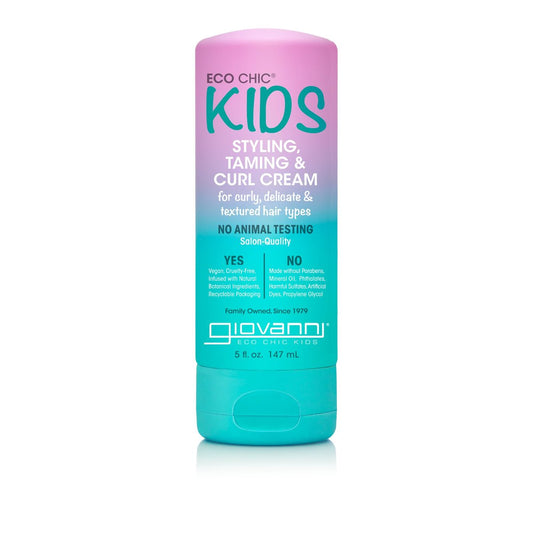 Eco Chic KIDs Styling Taming & Curl Cream – Lockencreme für Kinder, für empfindliches und strukturiertes Haar, langanhaltend & leicht, Salonqualität, vegan – 150 ml