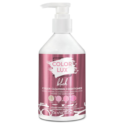 Color Lux Color Cleansing Conditioner Blush 8,25 oz – 3-in-1 Farbreinigungs-Conditioner mit Farbschutz, vegan, sulfatfrei, parabenfrei